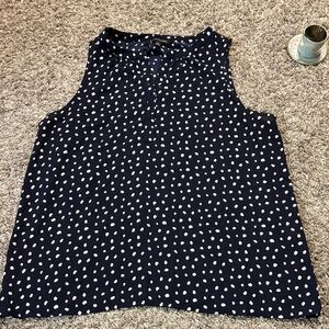 41 Hawthorn Mclean Split Neck Sleeveless Blouse